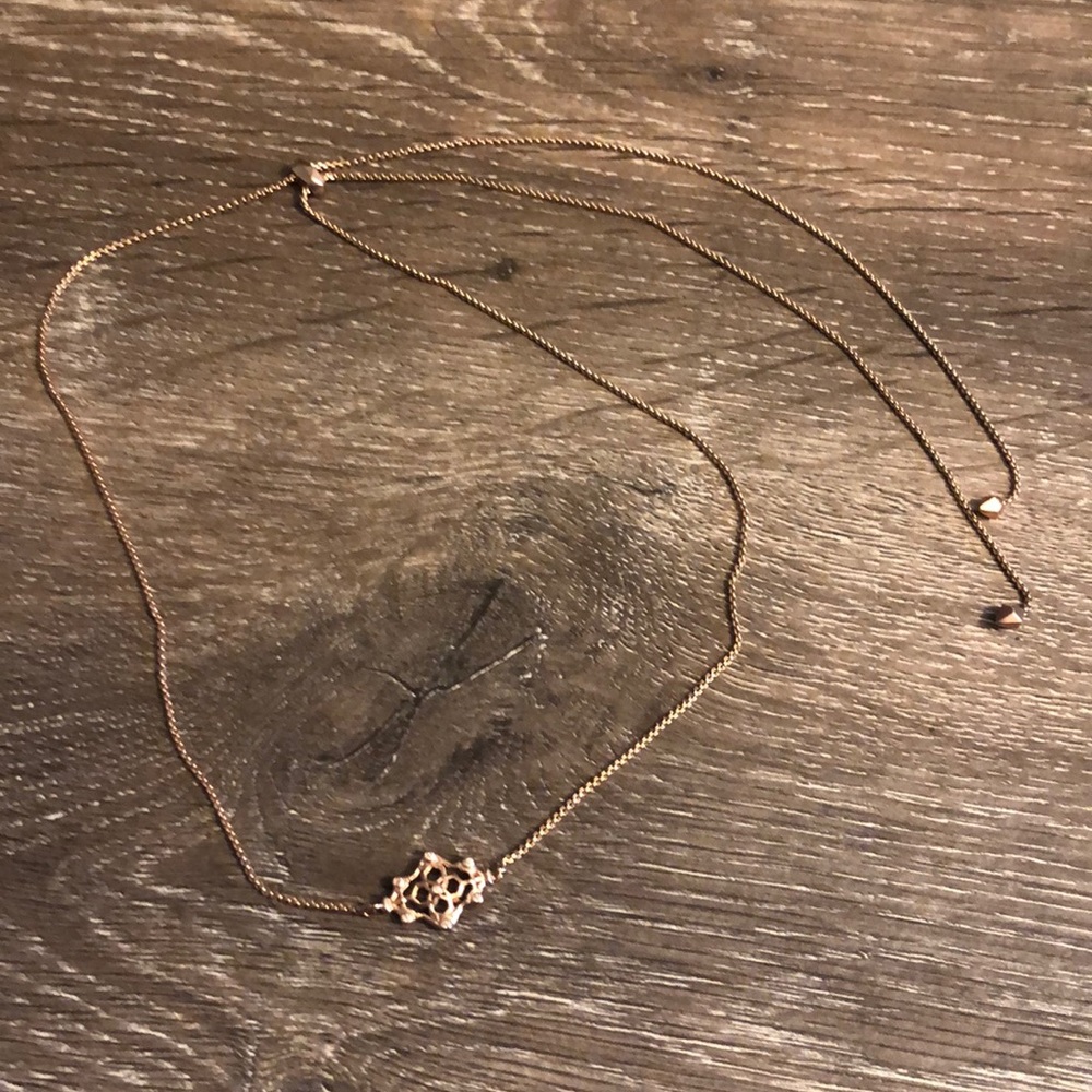 Kendra Scott Rose Gold adjustable necklace